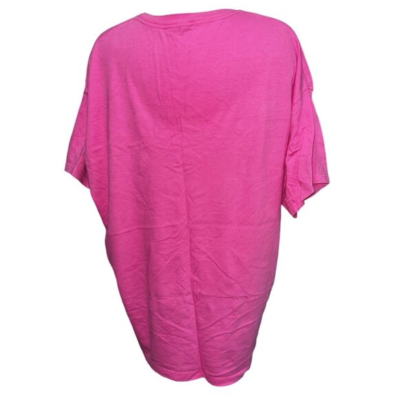 Troy University Graphic Short Sleeve T Shirt Crewneck Sz 3XL Womens Hot Pink - Picture 7 of 9